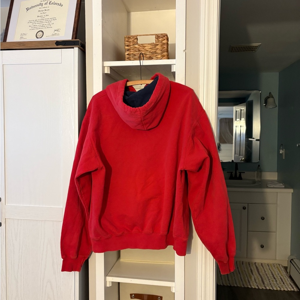 Champion Men's Bold Red Hoodie - Picture 3 of 3
